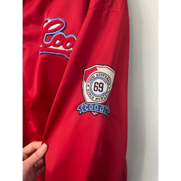 Vintage 90's Coogie Australia Red Full Zip Track Jacket 69 Men's size XXXL - Picture 4 of 13